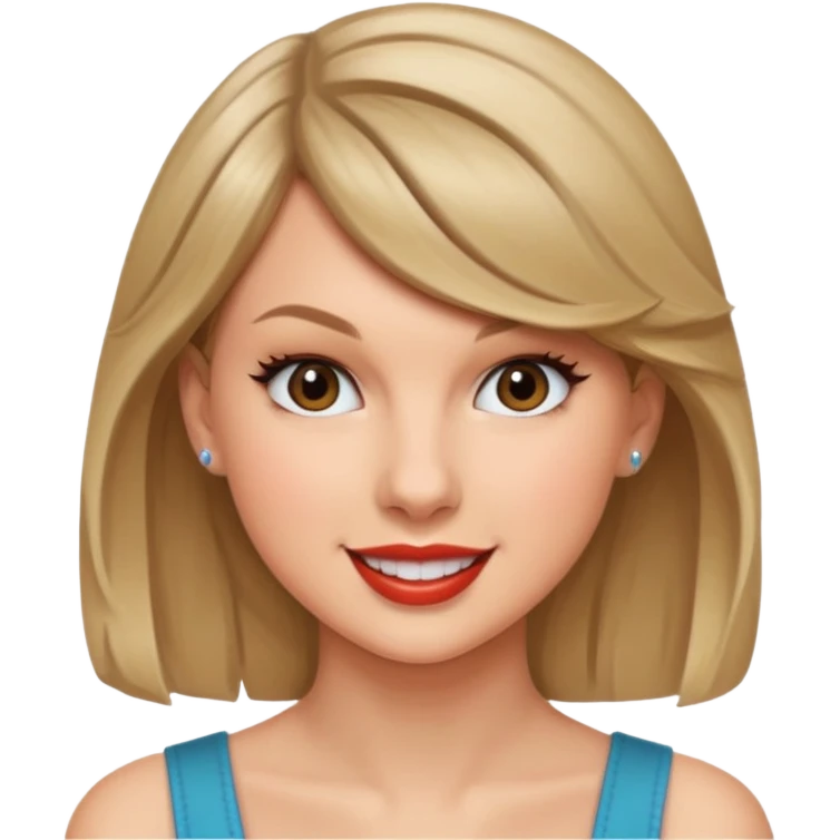 Taylor Swift smile emoji