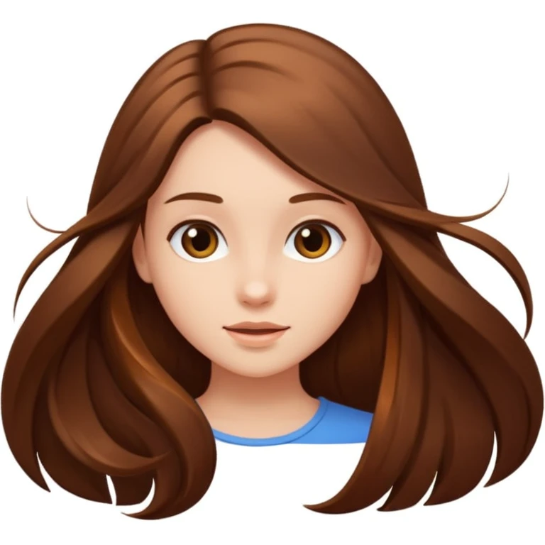 Girl flipping hair emoji