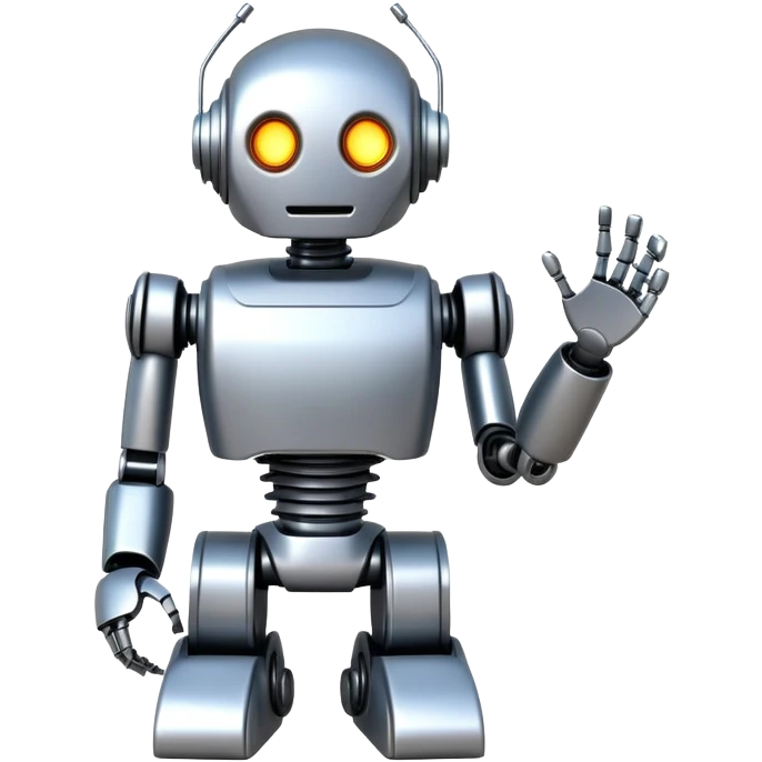 robot paused broken to signify a stuck conversation with no reply emoji