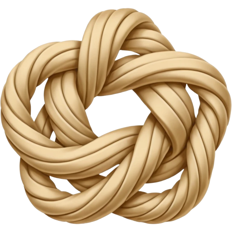 elegant knot with flowing rope lines emoji