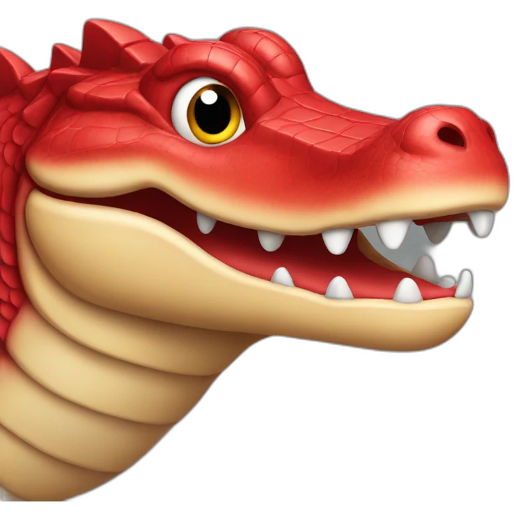 red gator emoji