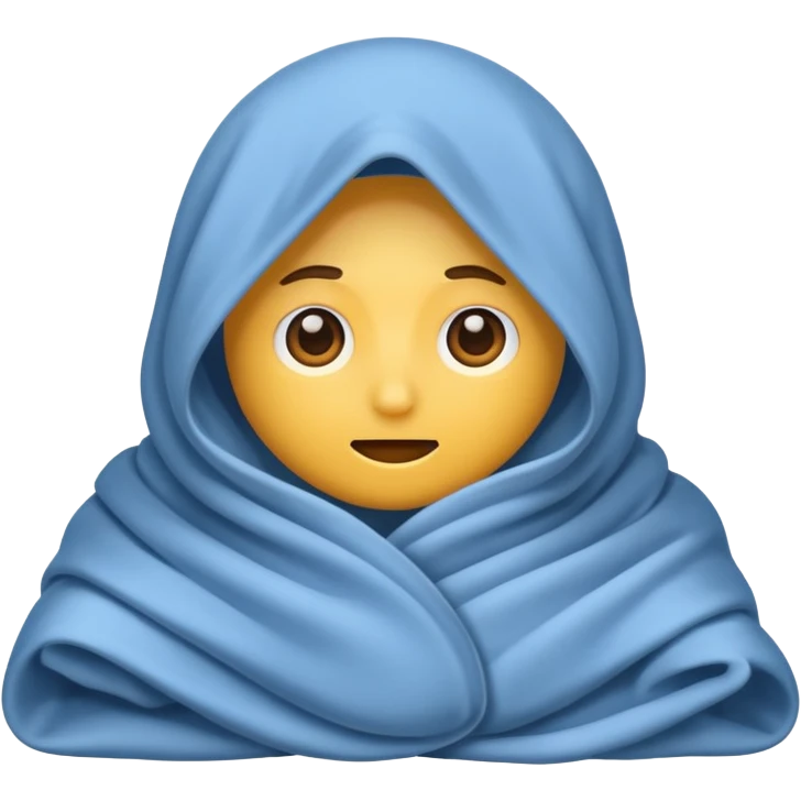 Someone under the blanket emoji