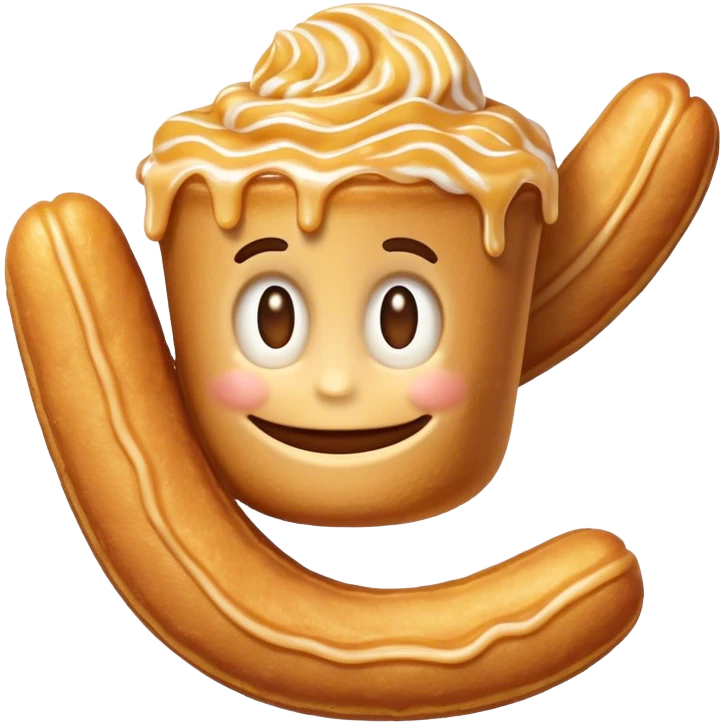 Churro sonriente emoji