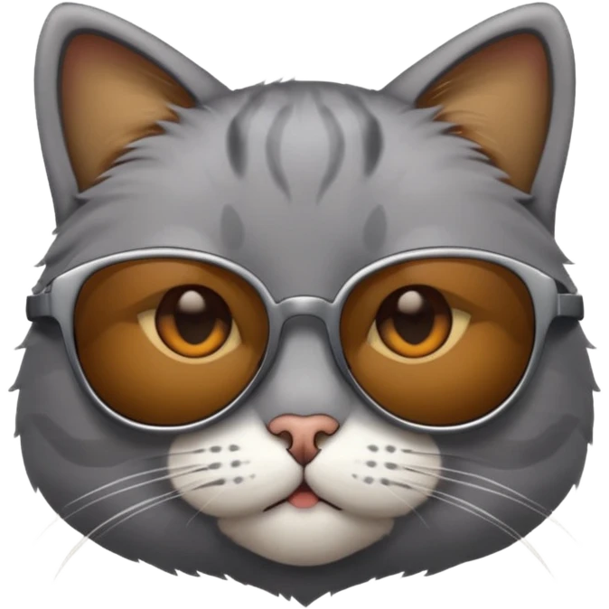Cat wearing sunglasses emoji