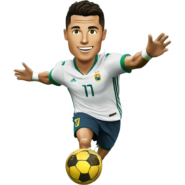 Cristiano Ronaldo when he say calmaa emoji