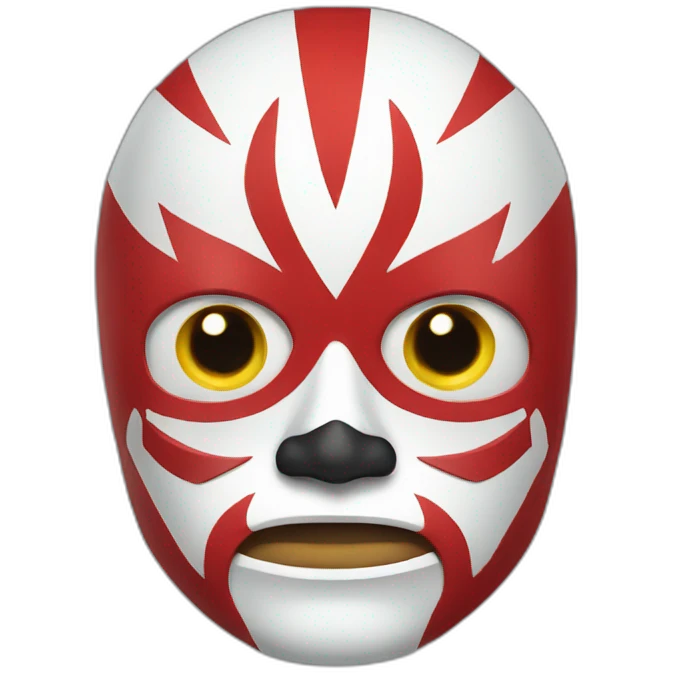 Mexican wrestler emoji
