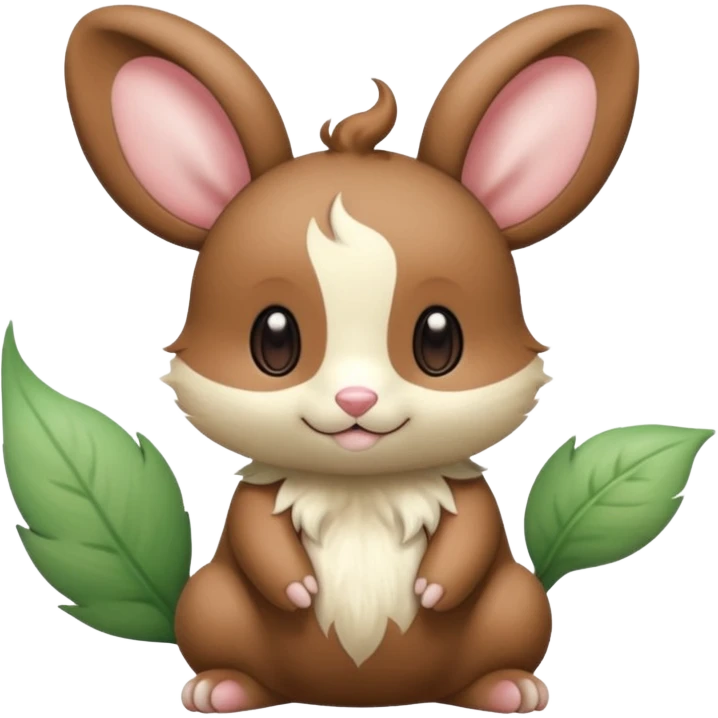 Teddiursa-Minccino-Floragato-fusion  emoji