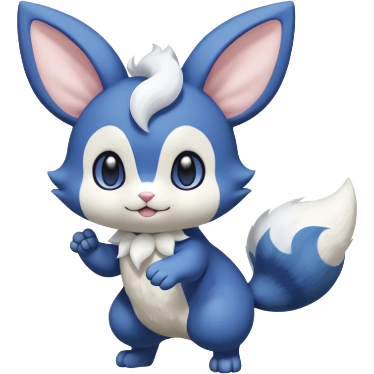 Meowstic-Minccino-Delcatty-Pachirisu-fusion emoji