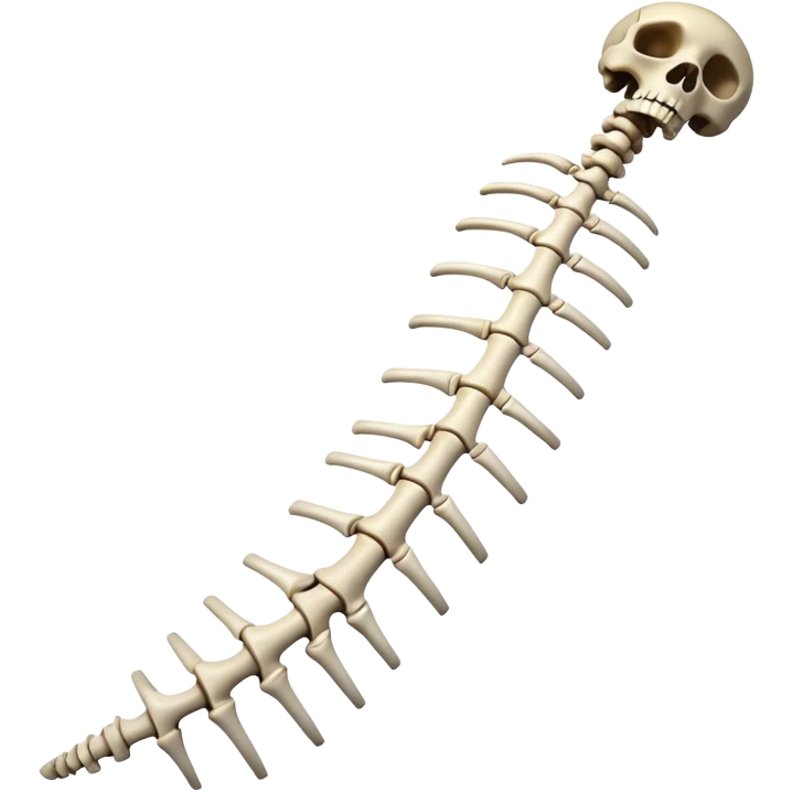 Skeletal spine emoji