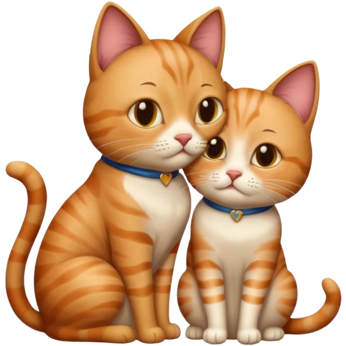 Cat husband kisses  emoji