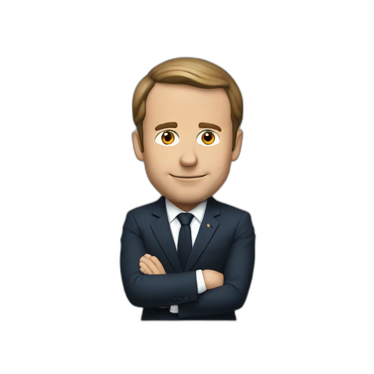 Macron sur un âne  emoji