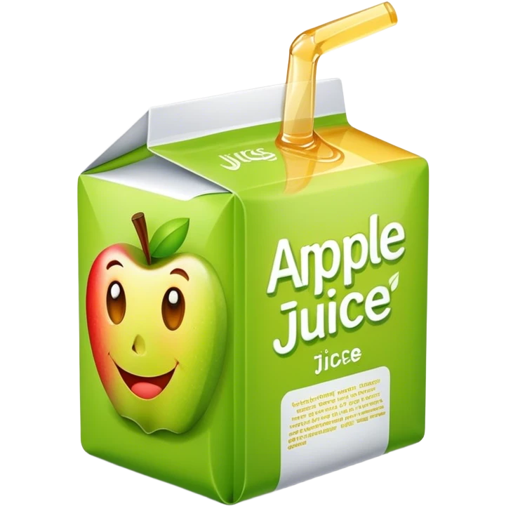 Apple juice box emoji