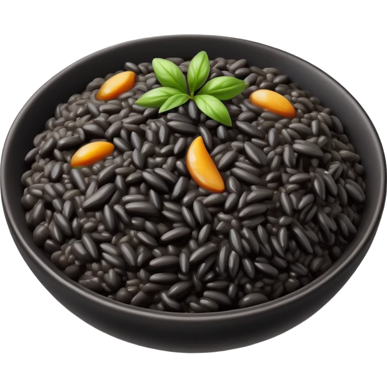 black risotto emoji