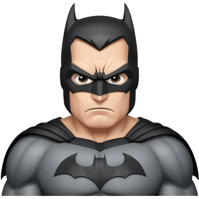batman angry look emoji