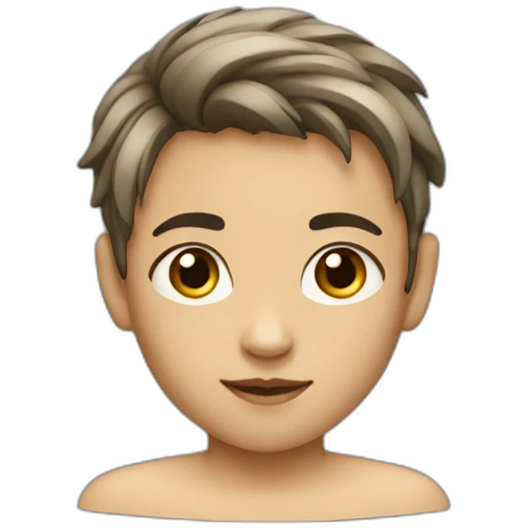 young genderless human emoji