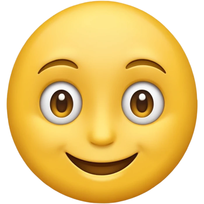 An emoji looking to the left  emoji