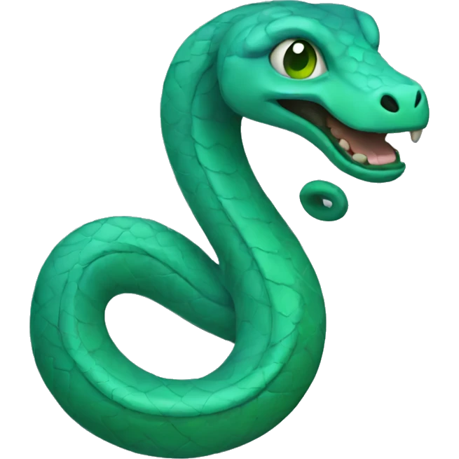 blue&green serpent emoji