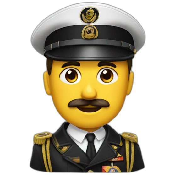 Adolf avec une auréole emoji