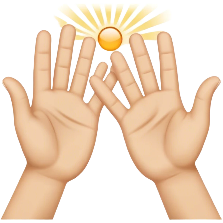 palms clapping another's hand
 emoji