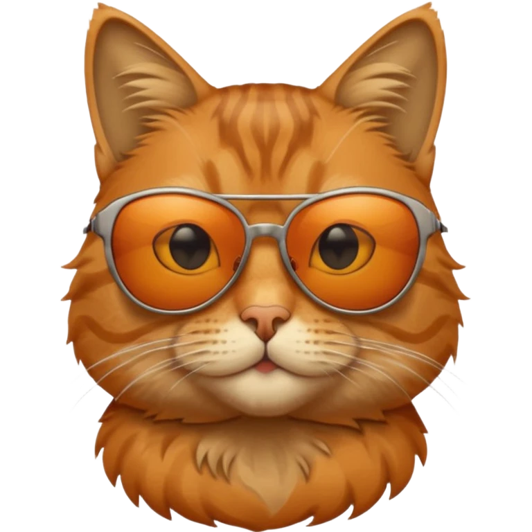 Cat wearing sunglasses emoji