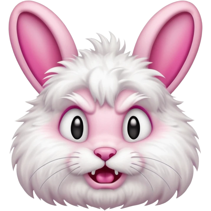 angry bunny cartoon emoji