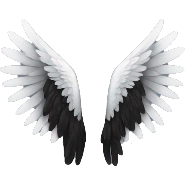 black angel wings emoji