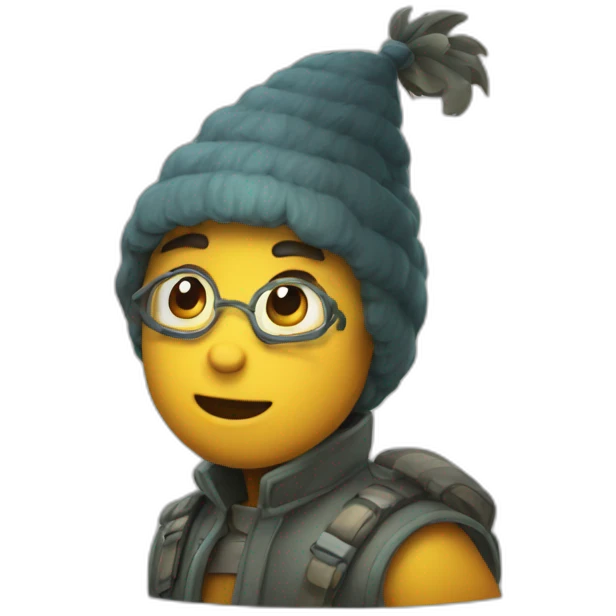 Pomme qui fait dodo emoji