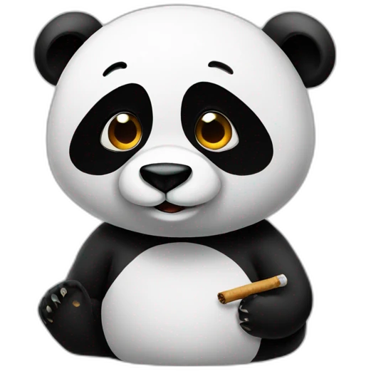panda smoke emoji