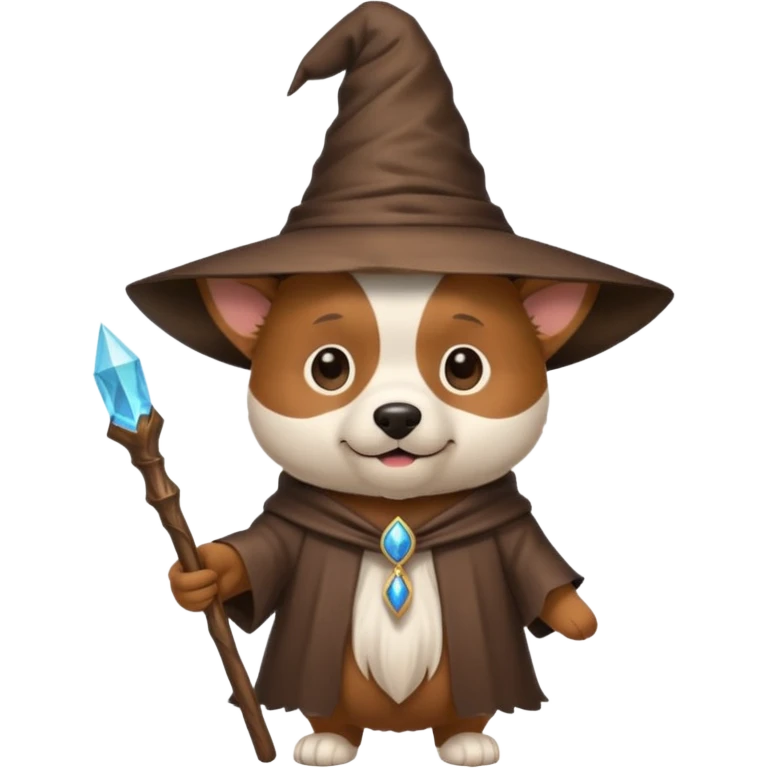 Dog wizard emoji