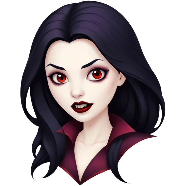 Beautiful female vampire  emoji