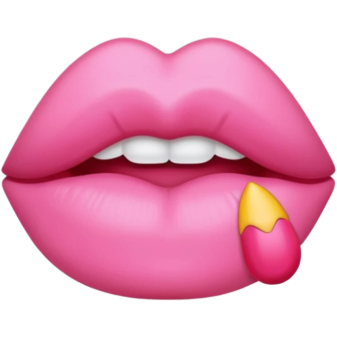 Beso azul emoji