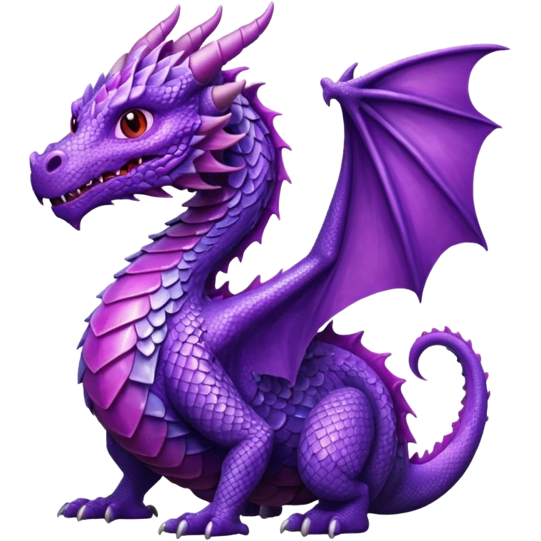 dragon fantasy purple heart emoji