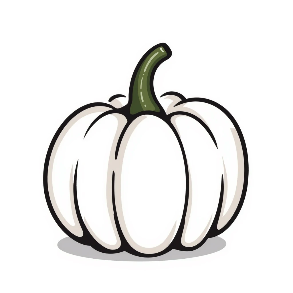 A pumpkin with details in pastel colors (dd9fb0, ffc6d3, a3bfc9, c4bee2, f1b091), hand-drawn doodle style emoji