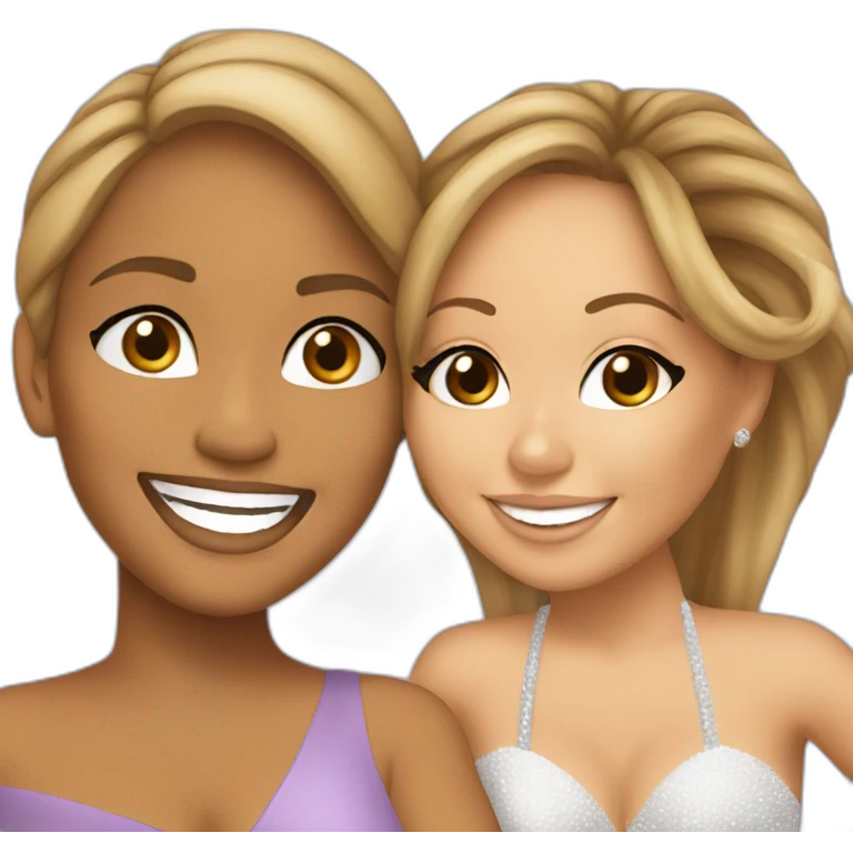 Jennifer Lopez and Mariah Carey emoji