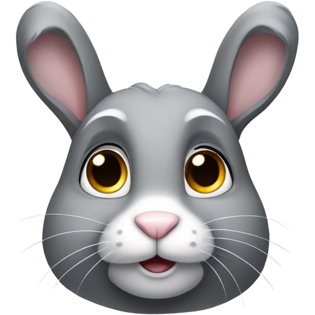 Grey rabbit emoji