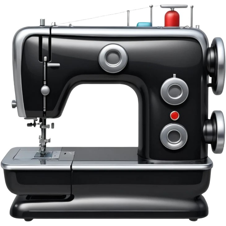 contemporary sewing machine emoji