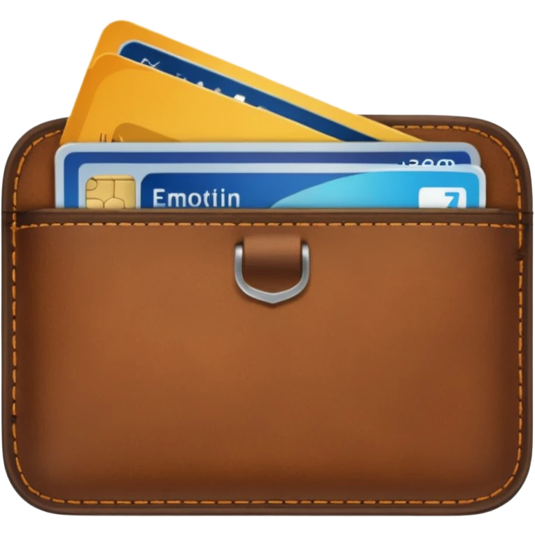 open empty wallet WITHOUT money at all, no money! emoji