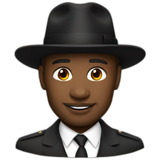 putin with black man in hat emoji