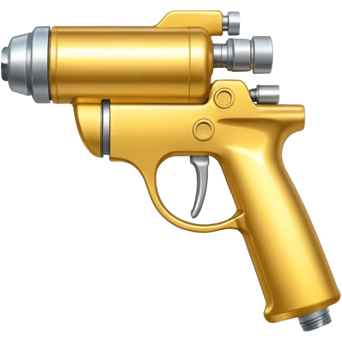 Golden Car Spray Gun emoji