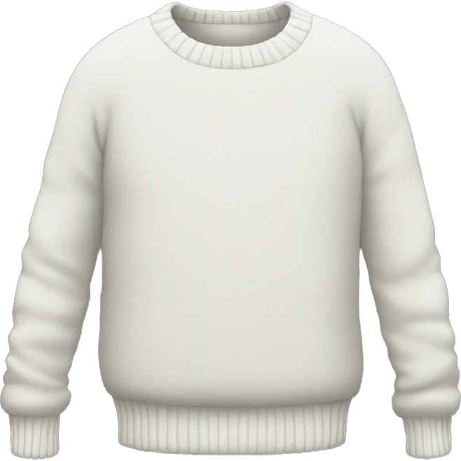 White sweater emoji