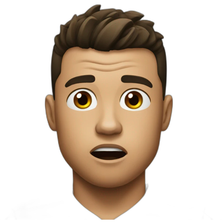 Ronaldo Shocked emoji