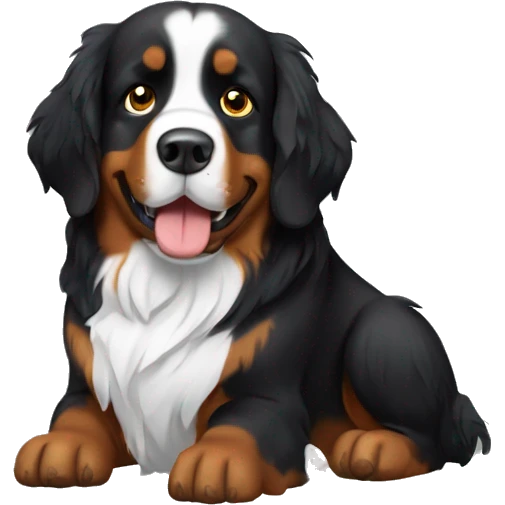 Bernese mountain bog emoji