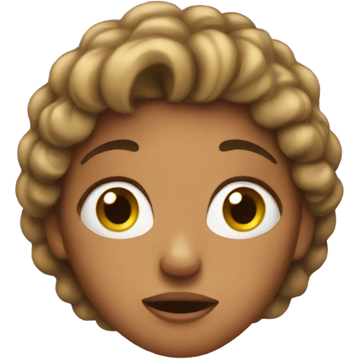 Nervous woman emoji