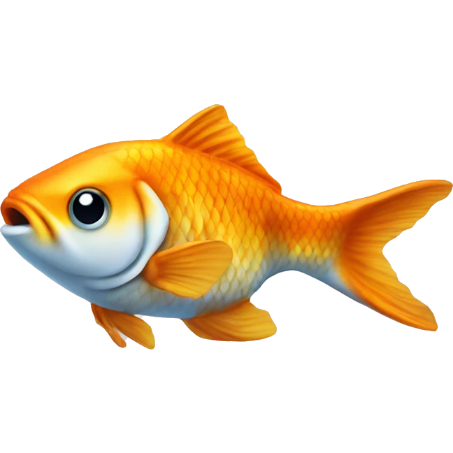 Goldfish cracker emoji