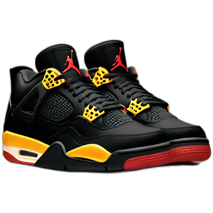jordan IV black emoji