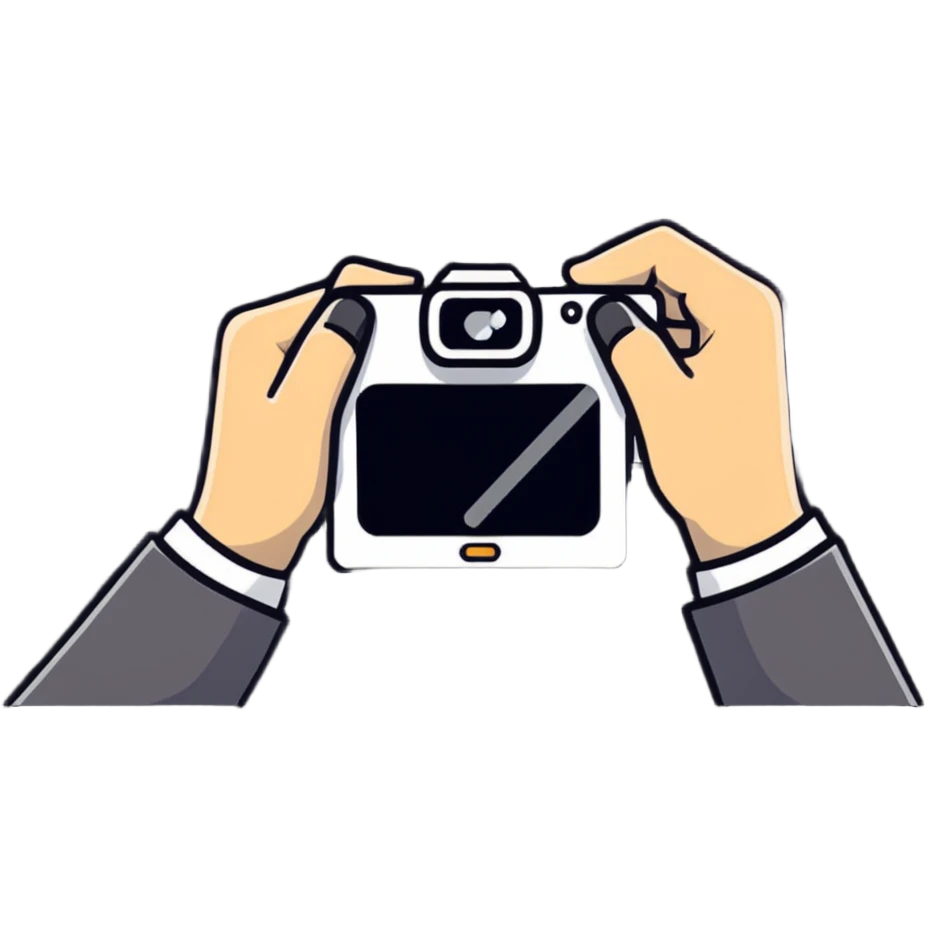 hands making viewfinder gesture, focusing frame emoji