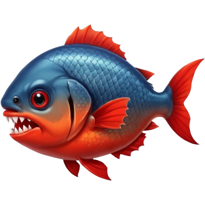 cute Piranha emoji