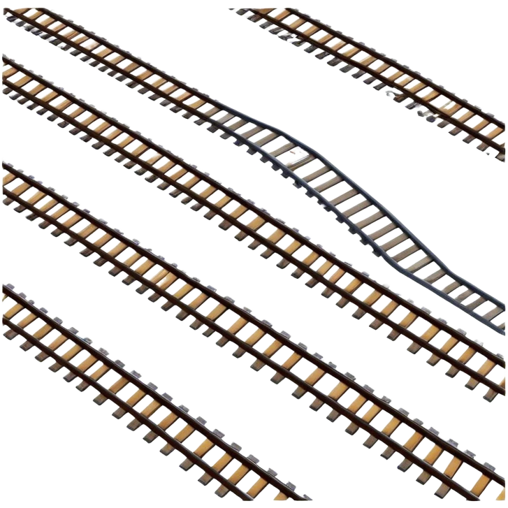 Train Tracks top view  emoji