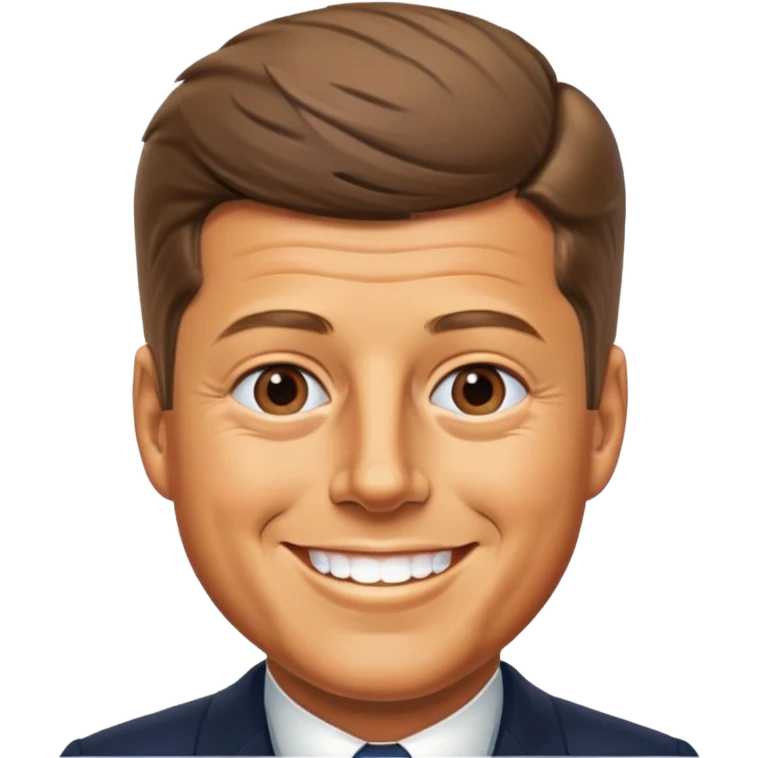 John F Kennedy, 35th president of the United States emoji