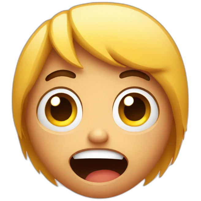 Scared imoji  emoji